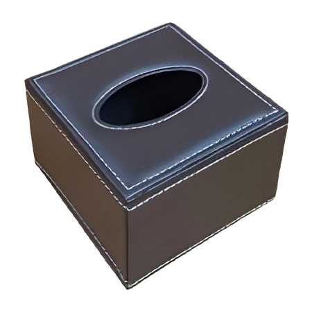Leather Pop Up Tissue Holder